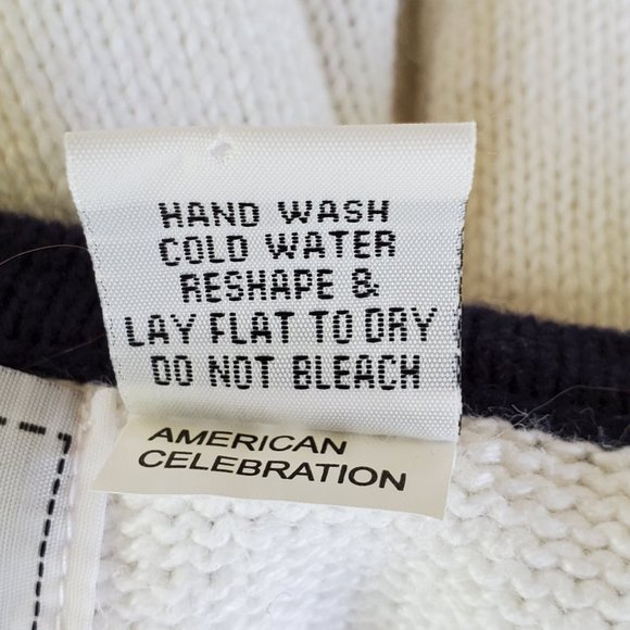 HSN Storybook Knits 2 Piece Sweater Set Women's 1X Cardigan & Tank Americana - Picture 16 of 16